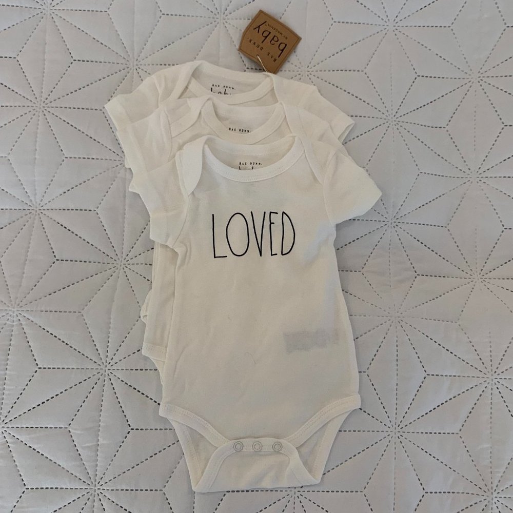 Rae Dunn Onesies NWT